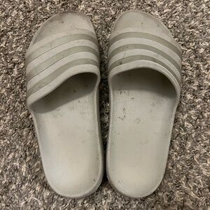 Adidas Gray Slide Sandals